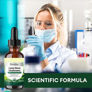 Integratore Liquido Orale di Estratto di Funghi Lions <span class=keywords><strong>Mane</strong></span> e Reishi Biologico 60ml, Produzione Cinese all'Ingrosso, Etichetta Privata OEM - Product Image 2