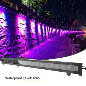 SHEHDS Étanche LED 6in1 Stage Light 18x10W Dmx Control Party Dj Effect RGBWAUV Wash Wall Lighting 18x10W RGBLAC pour <span class=keywords><strong>Disco</strong></span> - Product Image 1