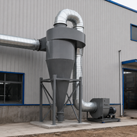 Séparateur cyclonique pour la traitement des engrais, collecteur de poussière pour machine de broyage, de mélange et de criblage