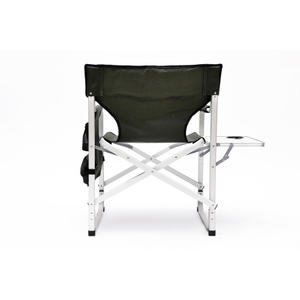 Silla Metálica Moderna para Exteriores con <span class=keywords><strong>Mesa</strong></span> Lateral, Muebles de Jardín con Bolsillos de Almacenamiento para Patio - Product Image 3