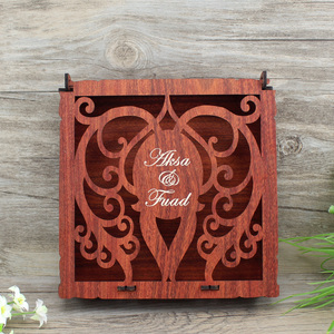 High Quality Luxury Wooden Box Laser Cut Indian <strong>Wedding</strong> Invitations Birthday Invitation <strong>Cards</strong> Gift <strong>Boxes</strong> - Product Image 3