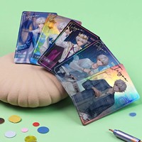 Carte de marque holographique personnalisée, étiquette de vêtement, étiquette cadeau de vente au détail, emballage cosmétique, carte décorative souvenir