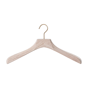Percha de madera de alcanfor natural ecológica para mujer, diseño de hombros anchos, gancho inoxidable, para armario, guardarropa, exhibición en <span class=keywords><strong>tienda</strong></span> - Product Image 1