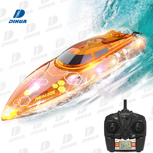 Bateau télécommandé 2,4 GHz haute vitesse avec couvercle transparent et effets LED, récupération à 180 degrés pour <span class=keywords><strong>piscine</strong></span> - Product Image 5