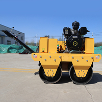 Livraison gratuite!!! Mini compacteur de rouleau de route Ride-on rouleau de route utilisé à vendre