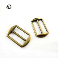 Boucles de chapeau en alliage de zinc 17mm 20mm, ajusteurs coulissants pour casquettes de baseball, barre coulissante à 3 vitesses, sangle réglable Tri-Glide, boucles de sport