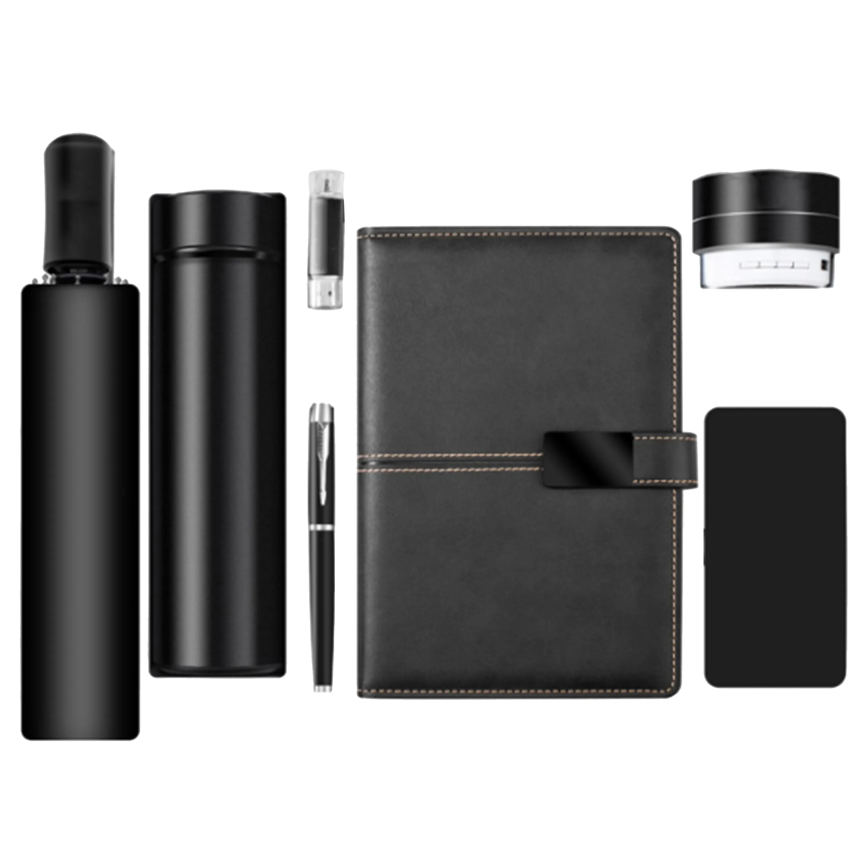 A5 Notebook pena vacuum flask USB speaker power bank payung kualitas tinggi nilai tinggi kombinasi notebook giftset