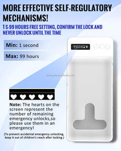 Minuteur numérique intelligent portable avec boîte de verrouillage pour téléphone, 99 heures, pour le fitness, l'ADHD, la gestion de l'autostabilité, 60 jours d'autonomie, la concentration - Product Image 4