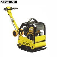 Compacteur de sol et d'asphalte vibrant MAXMACH SCH5020 9HP, 53x50cm, avec moteur hydraulique réversible et pompe – Fabricant professionnel