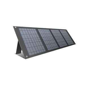 <span class=keywords><strong>Meilleur</strong></span> prix Powkey 60W Panneaux solaires pliables portables Tout noir <span class=keywords><strong>Chargeur</strong></span> de batterie de téléphone portable à énergie <span class=keywords><strong>solaire</strong></span> - Product Image 1