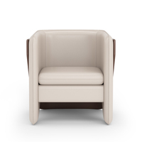 Fauteuil moderne et simple, canapé en cuir décontracté, fauteuil individuel, canapé de réception d'entreprise