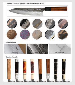 <span class=keywords><strong>Cuchillo</strong></span> de Cocina <span class=keywords><strong>Profesional</strong></span> de Acero Damasco con Alto Contenido de Carbono, Forjado a Mano, Estilo Kiritsuke, <span class=keywords><strong>Cuchillo</strong></span> de Chef Japonés VG10 - Product Image 6