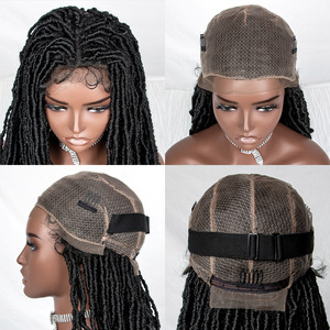 Perruques synthétiques Ainizi de 38 pouces de long, tresses pré-torsadées Goddess River Locs, avec dentelle frontale complète pour femmes noires - Product Image 6