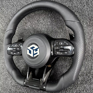 <span class=keywords><strong>Volant</strong></span> en cuir pleine fleur blanc pour Mercedes Benz W204 W205 W206 W211 W212 W176 W213 Cla W210 <span class=keywords><strong>W124</strong></span> C117 W177 W221 W222 S63 AMG - Product Image 4