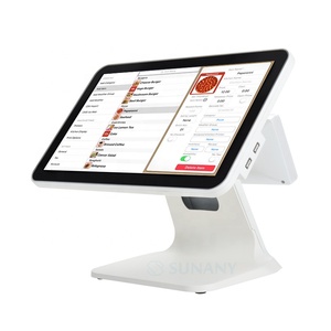 Double Affichage Restaurant <span class=keywords><strong>Caisse</strong></span> <span class=keywords><strong>Enregistreuse</strong></span> Cloud Pos Système Automatique Vendeur Machine de Point De Vente - Product Image 5