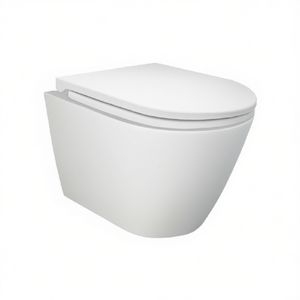 Inodoro Suspendido sin Borde, Color Blanco Mate, 58 cm de Largo, 36.5 cm de Ancho, 38 cm de Alto - Product Image 3