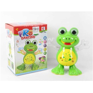 Juguete de <span class=keywords><strong>Rana</strong></span> Eléctrico Bailarín de Jinming Kids Toys, Juguete de <span class=keywords><strong>Rana</strong></span> Realista con Luz y Música, Funciona con Pilas - Product Image 3