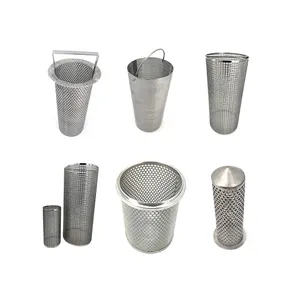 BEILANG Customized Precision Machinery Accessories Stainless Steel Perforated Filter Pipe Stainless Steel Filter Pipe