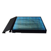 Piste de danse LED 3D Infinity Mirror fiable pour fêtes et discothèques, dalles de piste de danse LED sans fil, piste de danse LED Starlit