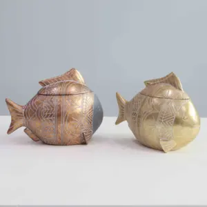 Nhựa Handmade Nhỏ Cá Bức Tượng Nhỏ Động Vật Đại Dương Đuôi Cá Cho Trang Trí Nồi - Product Image 1