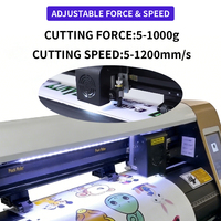 Máquina de Corte de Vinilo EH-1350TS de 1350 mm con Cámara de Contorno Automático para Vinilos Adhesivos