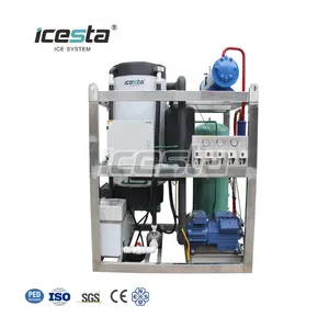 Icesta Automatic High Reliable Energy-saving Long Service Life Ice Tube Maker 1t 3t 5t 10 Ton Tube Ice Machine For Price