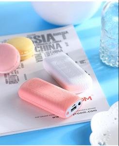 Graphene Slim Pink EV 18650 Cargador de batería 3,0 Bancos de energía de lápiz labial recargable para avión Micro USB ABS 5000mAh 10W USB único - Product Image 4