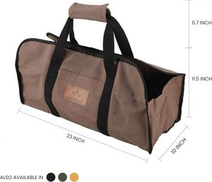 Échantillon Gratuit Panier à Feu en Feutre Pliable, Sac de Transport pour Bois de Cheminée, Porte-Bois, Rangement pour Journaux et Magazines, Panier à Linge - Product Image 4