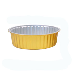 Barquette rectangulaire dorée de 930 ml, micro-ondable, pour emballage alimentaire, en aluminium, boîte à lunch - Product Image 4