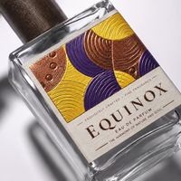 Étiquettes de luxe personnalisées, dorure à chaud, gaufrage, impression, autocollants adhésifs, logo de marque, emballage d'étiquettes pour flacons de parfum en BOPP