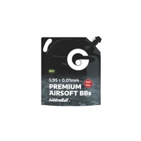 Billes de tir airsoft Goldenball 0,36g professionnelles de qualité supérieure, 5,95 +/- 0,01 mm, 1 kg, 2777 balles, certifiées TUV, matériau AS/ABS/BaSO4