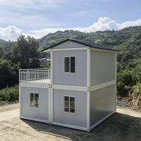 Maison pliable, maison en kit, maisons préfabriquées, maison modulaire en conteneur