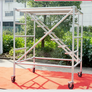 Ponteggio Industriale in Acciaio Layher Standard UE con Scala Interna Pieghevole e Resistente alla Corrosione - Product Image 2