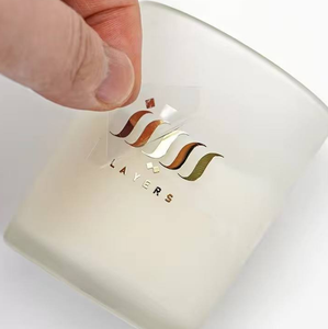 Étiquette Métallique 3D Personnalisée en Nickel avec Logo d'Usine, Autocollant de Transfert Fin Électroformé Or Brillant pour Bougies, Artisanat, Cadres Photo - Product Image 2