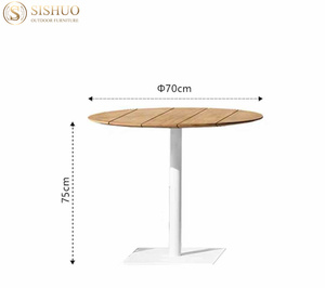 Juego de Muebles de Jardín SISHUO, Mesa y Sillas de Ratán, Estilo Casual y Simple para Balcón, <span class=keywords><strong>Terraza</strong></span> o Jardín - Product Image 6