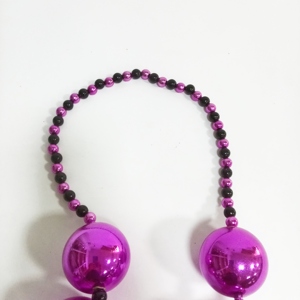 Sống động màu Tím ABS trang phục Vòng cổ Jumbo Mardi Gras đính cườm cho sự kiện Quà Tặng bên ramadan & Nguồn cung cấp tốt nghiệp - Product Image 4