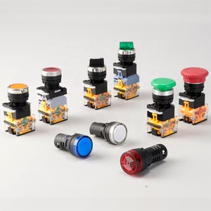 LA38 anlık sıfırlama/kilitleme kilidi ledli basmalı düğme anahtarı - Product Image 5