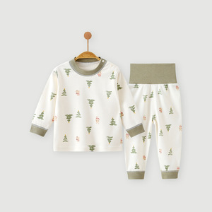 Offerta Speciale: Set di Abbigliamento Primaverile per Neonati in Puro Cotone, 2 Pezzi, Maglia a Maniche Lunghe e Pantaloni, Comodo Pigiama per Neonati - Product Image 2