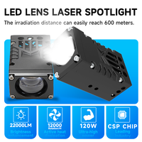 Nouveaux mini projecteurs antibrouillard pour voiture, faisceau de conduite super lumineux, lentille de projecteur LED fine, faisceau haut et bas, double couleur, feux de calandre de voiture
