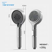 Nouvelle Douche à Main Multifonctionnelle en Silicone avec Brosse de Massage, Pommeau de Douche à Pulvérisation Manuelle, Filtre et Jet Supercharge