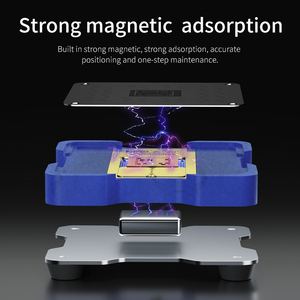 แผ่นสเตนซิล MaAnt C1 BGA สำหรับรีบอลล์ ชิปเหล็กสำหรับวางตะกั่ว ใช้กับเมนบอร์ด iPhone A8-A17 MTK EMMC Qualcomm HUAWEI <span class=keywords><strong>CPU</strong></span> - Product Image 5