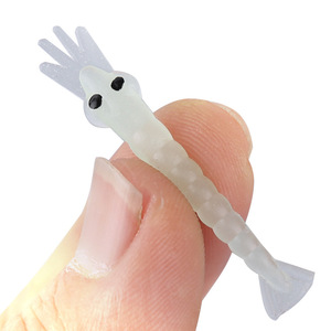 Señuelo de Pesca Ya Jie, Diseño de Camarón Biónico, 4 cm, Luminoso en la Oscuridad, Cebo Suave para Pesca de Lubina en Aguas Medias - Product Image 4