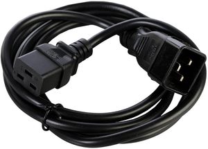 Câble d'alimentation <span class=keywords><strong>C19</strong></span> vers <span class=keywords><strong>C14</strong></span> - Câble de serveur noir - Product Image 5