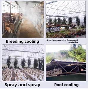 Système de refroidissement <span class=keywords><strong>automatique</strong></span> de serre A60, pulvérisateur d'eau à haute pression pour l'extérieur, kit en plastique pour l'<span class=keywords><strong>arrosage</strong></span> des jardins - Product Image 3