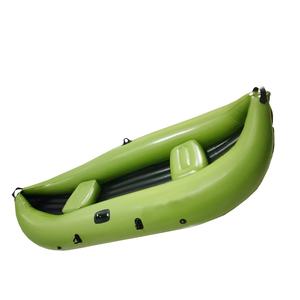 Kayak inflable plegable portátil, bote de plátano doble, canoa de goma gruesa para pesca y rafting - Product Image 4