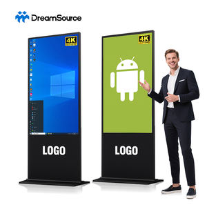 Pantalla LCD Interactiva de Alta Calidad y Brillo, 500cd, 16:9, 4K, Tótem Publicitario con Base, Control Remoto, para Centros Comerciales - Product Image 1