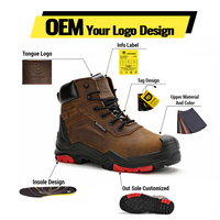 Chaussures de sécurité pour hommes avec embout en fibre de verre, anti-écrasement, anti-perforation, résistantes aux hautes températures, antidérapantes et résistantes à l'usure