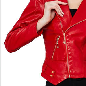 2025 nouveau Vintage hiver chaud en peau de mouton veste en cuir pour femmes tissé Type de cuir - Product Image 6