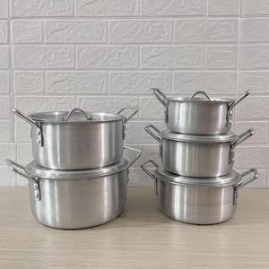 Batterie de Cuisine Classique en Alliage d'Aluminium, Ensemble de 5 ou 10 Pièces (16cm, 18cm, 20cm, 22cm, 24cm) – Casseroles et Faitouts de Cuisine en Gros - Product Image 2