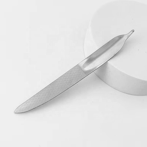 Double Sided Shape <strong>Nail</strong> <strong>Files</strong> Stainless Steel Manicure Pedicure Grooming <strong>for</strong> Professional Finger <strong>Toe</strong> <strong>Nail</strong> Care Tools - Product Image 2